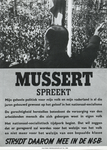 502569 Afbeelding van ir. A.A. Mussert, leider van de Nationaal-Socialistische Beweging (N.S.B.) die een menigte ...